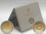 Монета 2 Евро Ватикана  "500 лет Швейцарской гвардии" AU, 2006 год