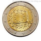 Монета Австрии 2 Евро 2015 год "30 лет флагу ЕС", AU